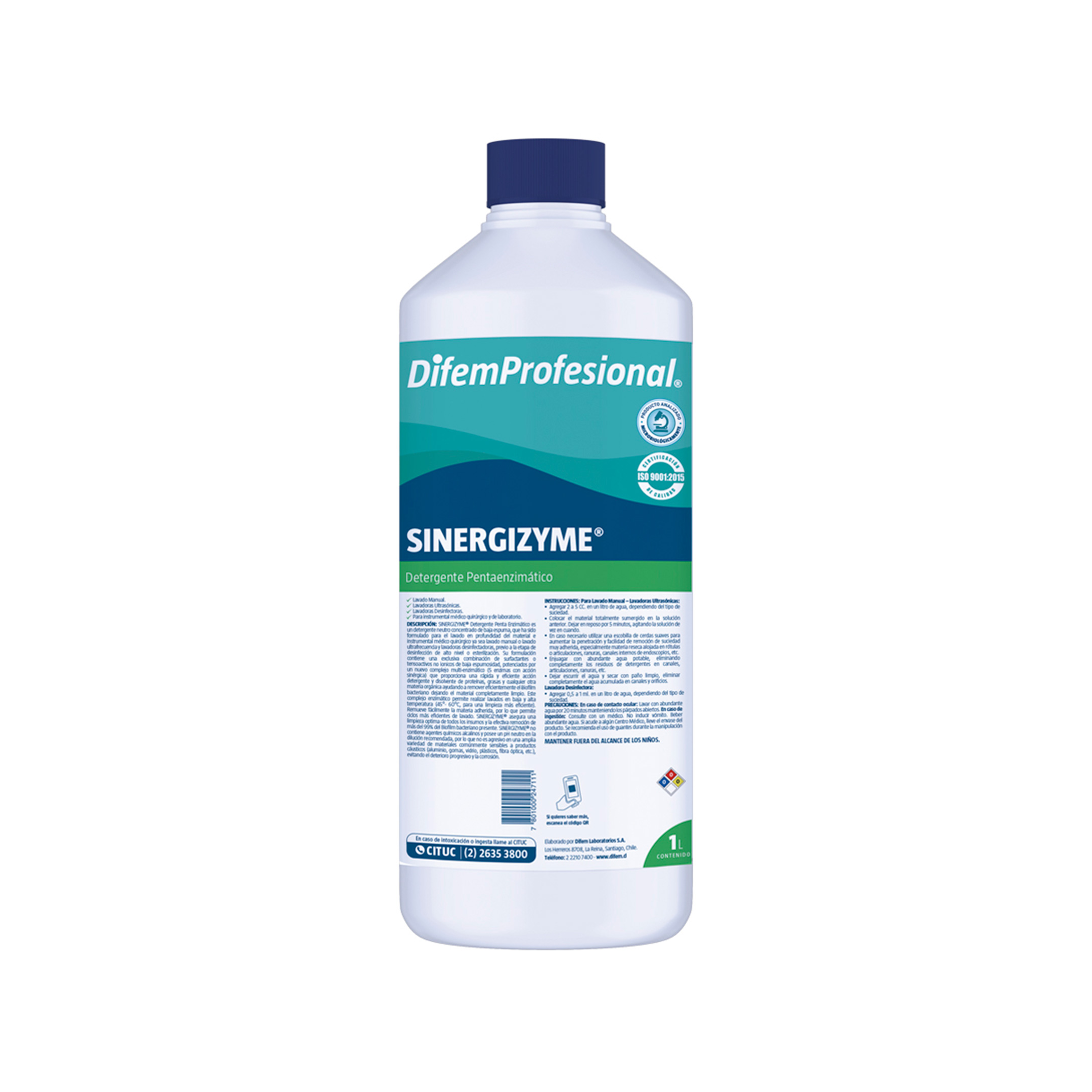 Detergente enzimatico Difempharma lavado lavadora