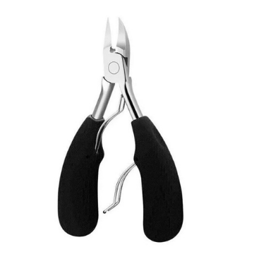 Alicate Curvo Fino con Asa de Plástico - Negro