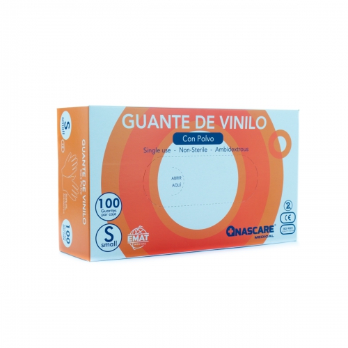 Guantes Vinilo Nascare talla S