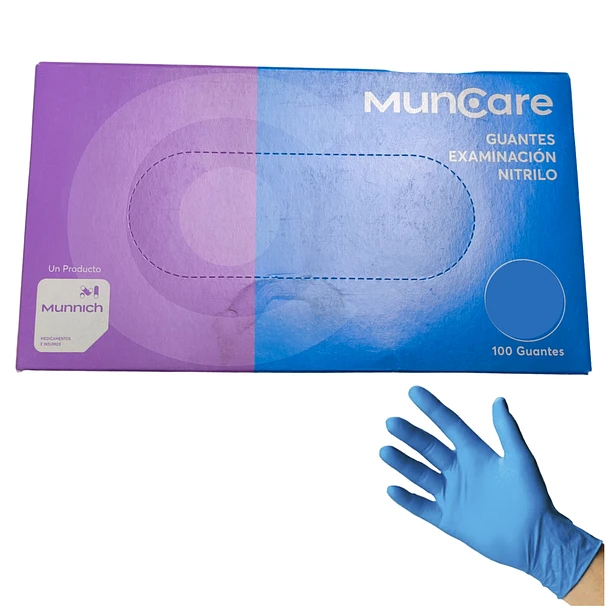 Guantes de Nitrilo Libre de Polvo
