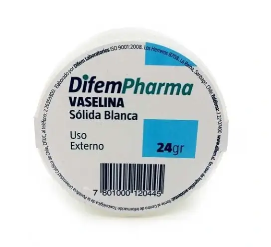 Vaselina Solida Blanca 24 grs