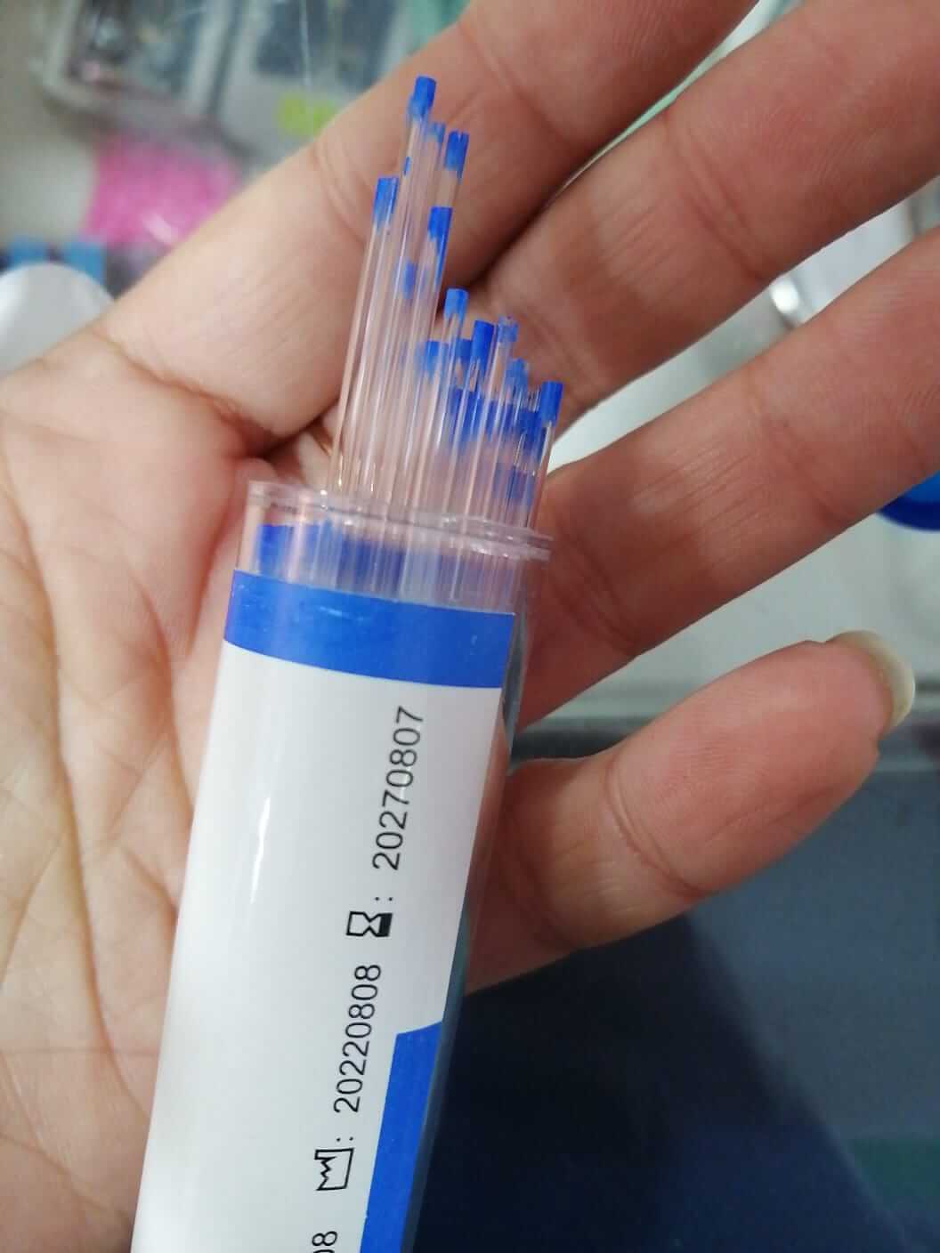 Pipetas de Vidrio 75mm 100u