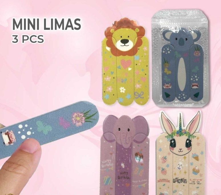 2 Mini Limas con Diseño 3 pcs 9.5cm