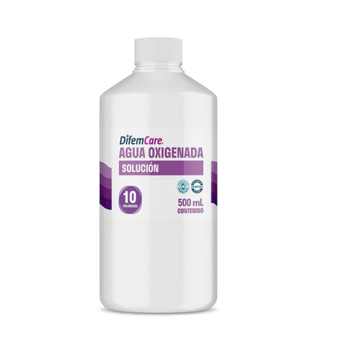 Agua Oxigenada 10 Volúmenes - 500 ML