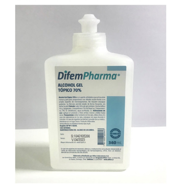Alcohol Gel Tópico 70° 340ML DifemPharma